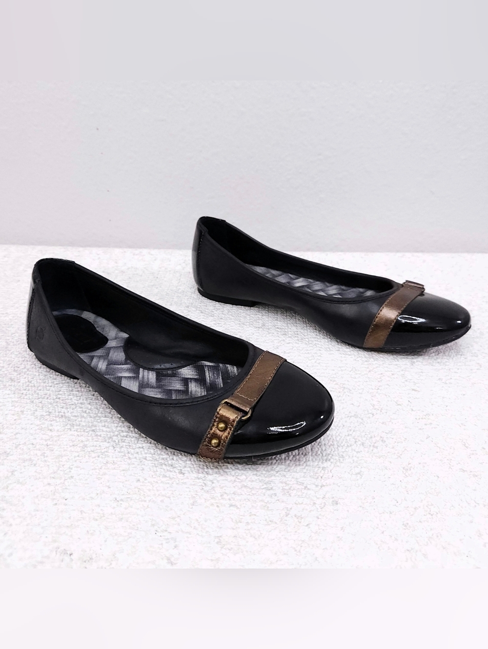 BORN Cap Toe Ballet Flats US 6.5 Masia Slip-On Loafers